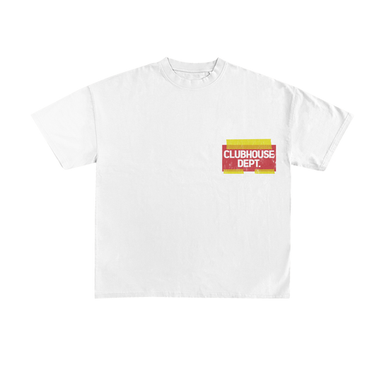 Clubhouse Dept sticky note tee